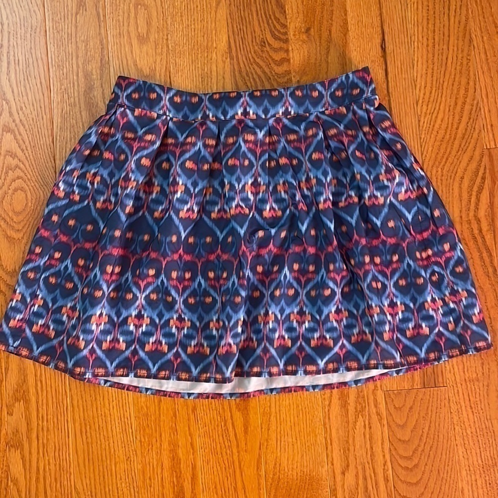 BETHANY Mota Juniors mini skirt Aztec pleated